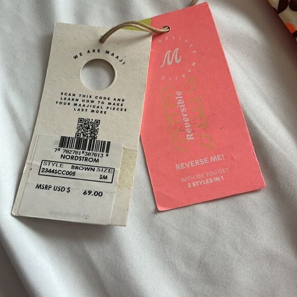 Maaji Selva Reversible Bikini Bottom SM NWT $81 - Picture 6 of 9